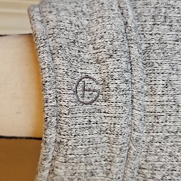 TALBOTS FLEECE MOCKNECK SWEATER COAT GRAY BUTTON DOWN SP PETITE POCKETS LIKE NEW - Picture 7 of 10